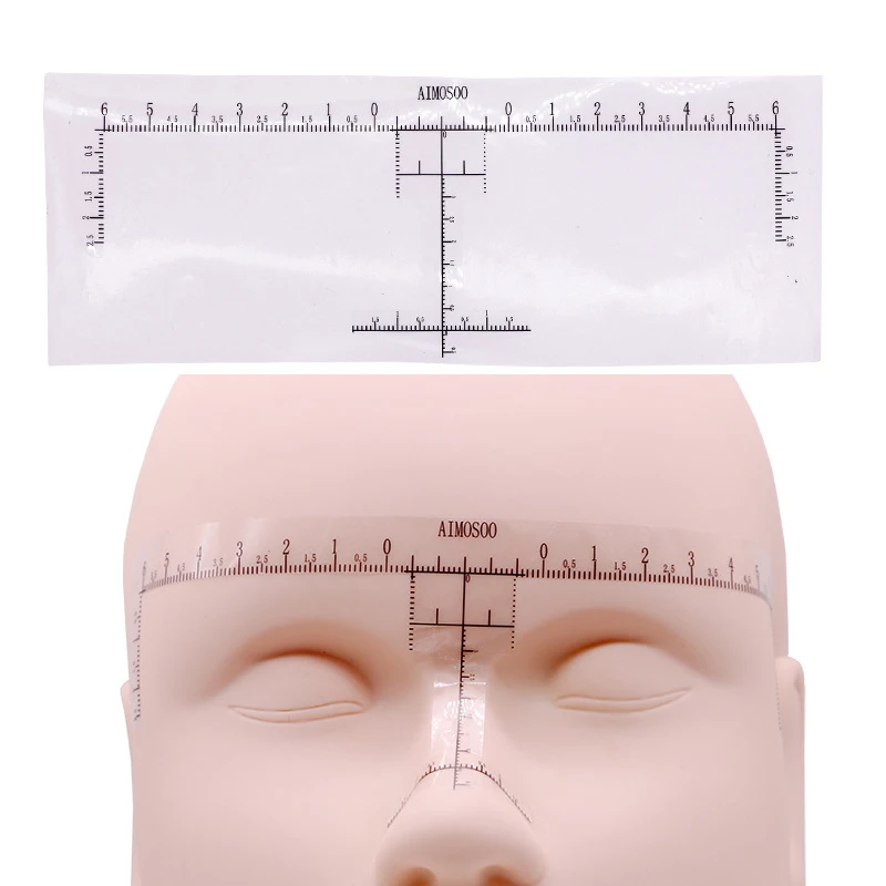 50pcs Disposable Permanent Makeup Eyebrow Ruler Accurate Ruler Microblading Shaping Tools Tattoos Measure Stickers Do Wholesale
50pcs Disposable Permanent Makeup Eyebrow Ruler Accurate Ruler Microblading Shaping Tools Tattoos Measure Stickers Do Wholesale