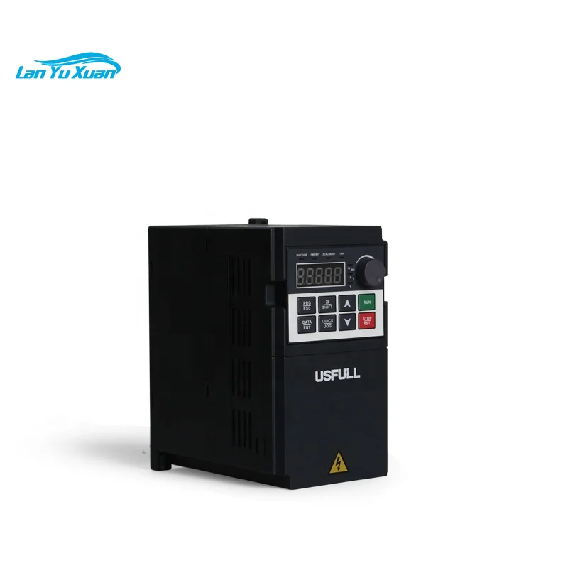 USFULL 2.2KW Vector Control 220V/380V Single Phase VFD Power Variable Frequency Inverter Speed Drive for AC Electric Motor
USFULL 2.2KW Vector Control 220V/380V Single Phase VFD Power Variable Frequency Inverter Speed Drive for AC Electric Motor