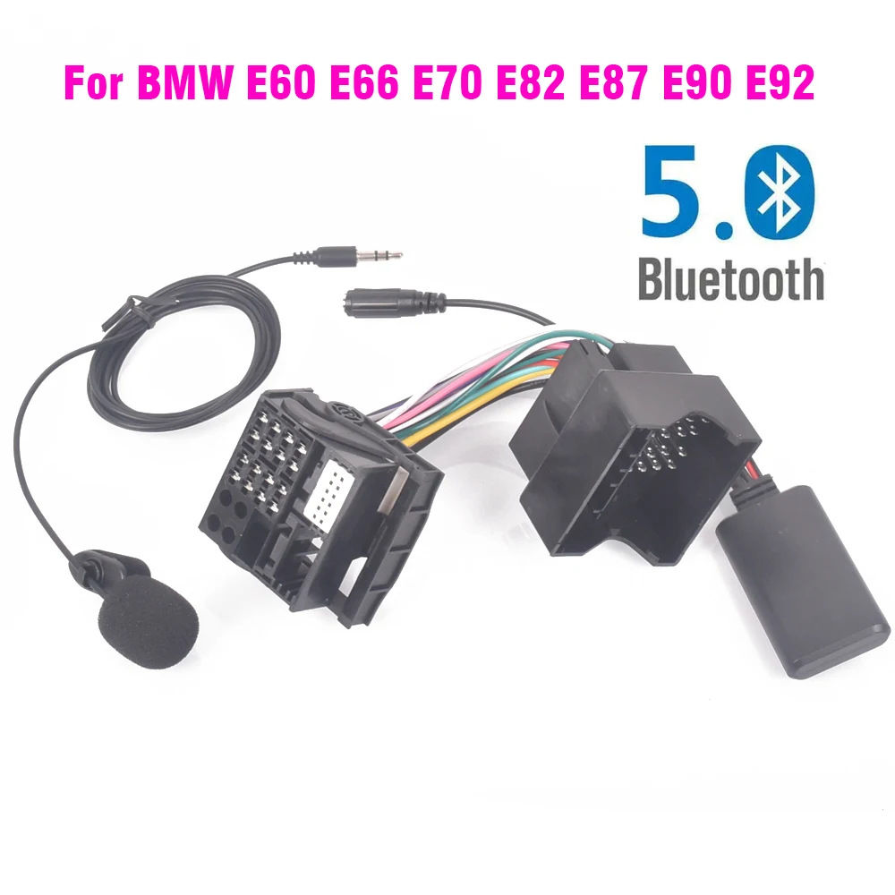 For BMW E60 E61 E66 E70 E82 E87 E88 E90 E91 E92 E93 Radio Harness Plug Microphone Handsfree Bluetooth 5.0 AUX Adapter
For BMW E60 E61 E66 E70 E82 E87 E88 E90 E91 E92 E93 Radio Harness Plug Microphone Handsfree Bluetooth 5.0 AUX Adapter