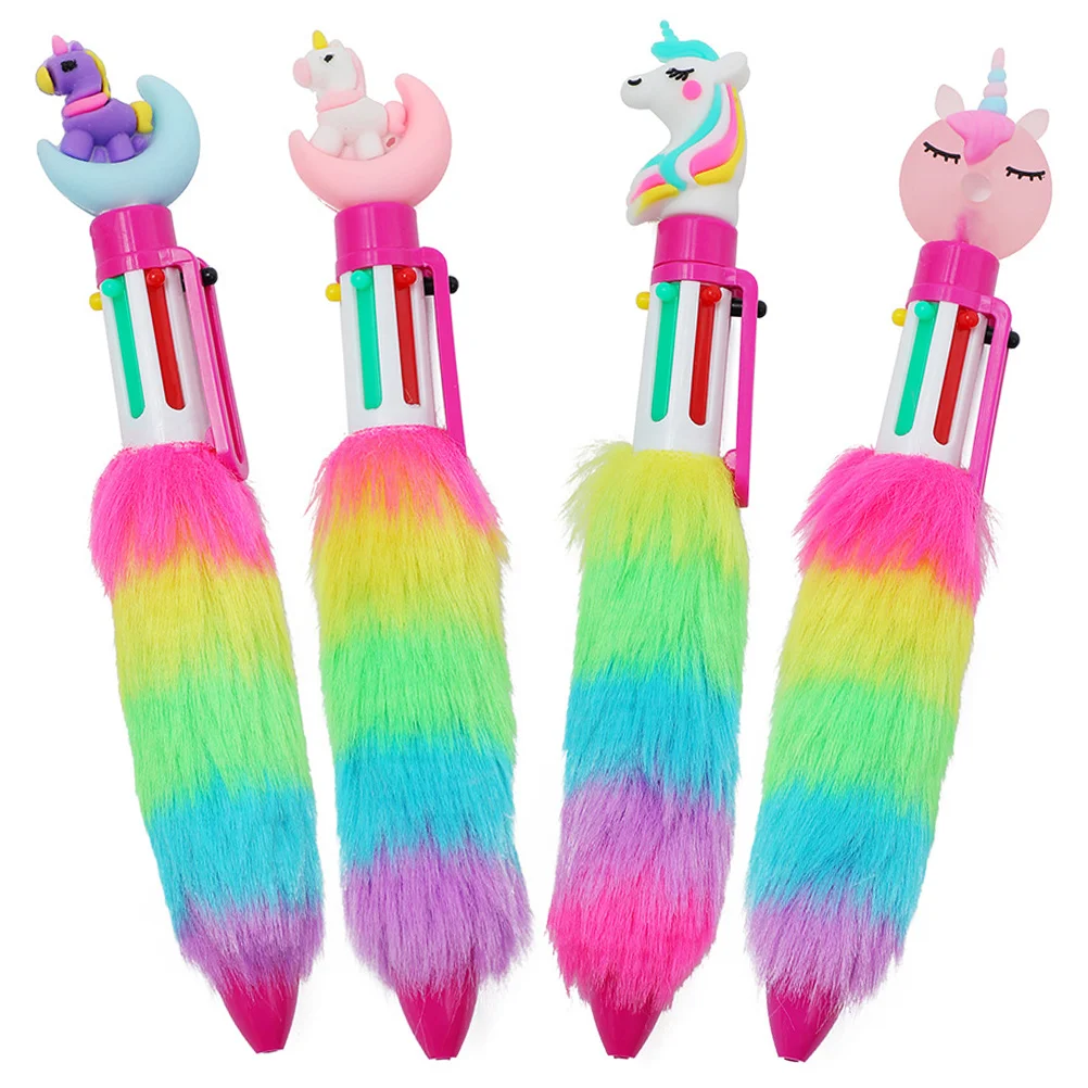 4 Pcs Kids Unicorn Ballpoint Fluffy Fun Pens Puffy Girls Cartoon Children Shaped Multi Colored Student
4 Pcs Kids Unicorn Ballpoint Fluffy Fun Pens Puffy Girls Cartoon Children Shaped Multi Colored Student