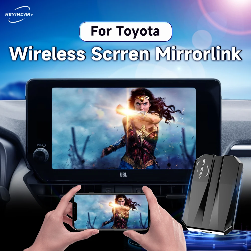 2023 HEYINCAR Wireless Screen Mirrorlink Adapter Android Auto Apple CarPlay For Toyota RAV4 Camry Corolla Crown Highlander Tacom
2023 HEYINCAR Wireless Screen Mirrorlink Adapter Android Auto Apple CarPlay For Toyota RAV4 Camry Corolla Crown Highlander Tacom