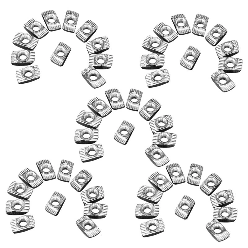 _ Pcs M5 молотковая гайка из углеродистой стали, алюминиевый разъем, Т-образный крепеж, скользящая гайка
_ Pcs M5 молотковая гайка из углеродистой стали, алюминиевый разъем, Т-образный крепеж, скользящая гайка