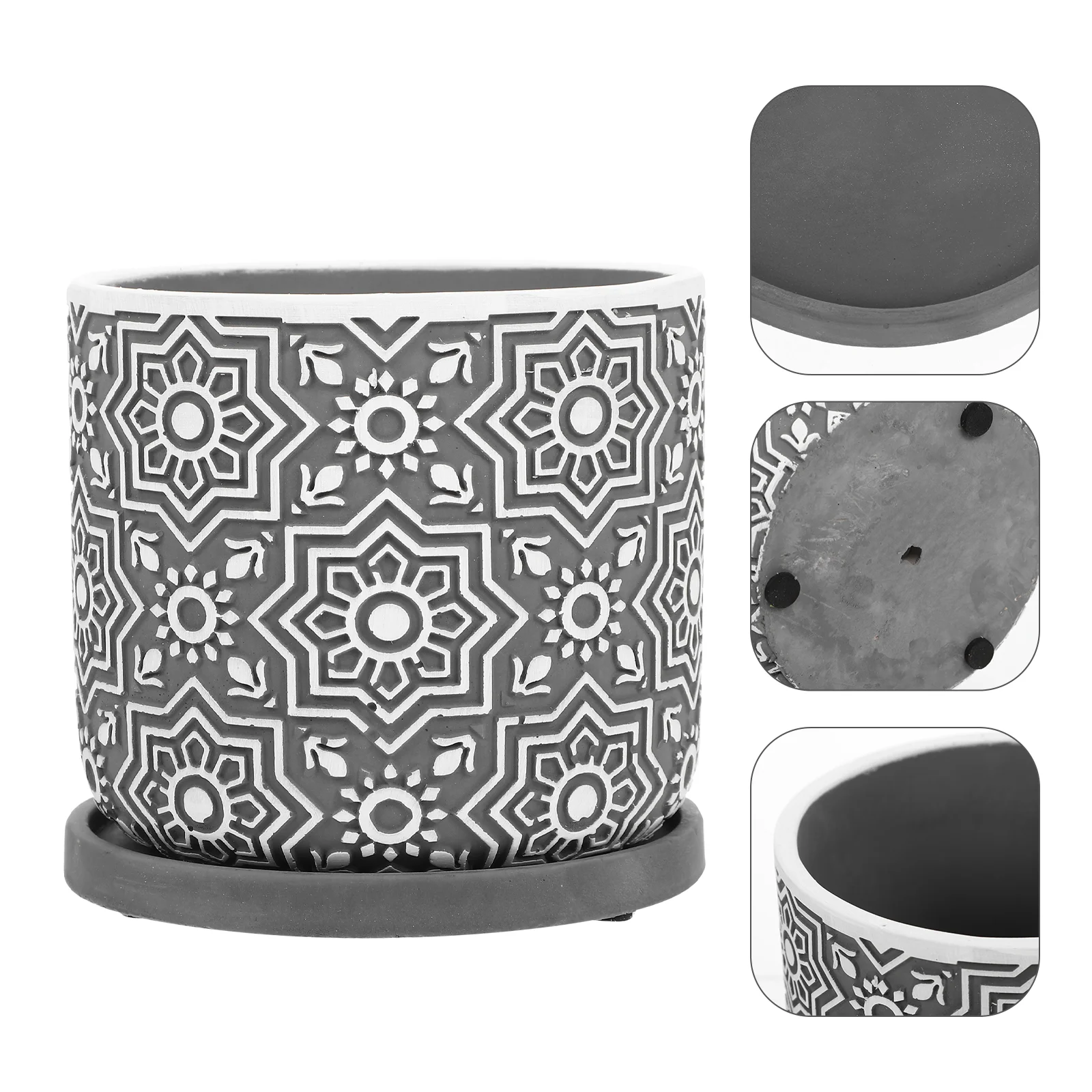 1 Set Flowerpot With Tray Succulent Plant Holder Indoor Flower Pot Planting Flower Pot for Gardening Decoration
1 Set Flowerpot With Tray Succulent Plant Holder Indoor Flower Pot Planting Flower Pot for Gardening Decoration