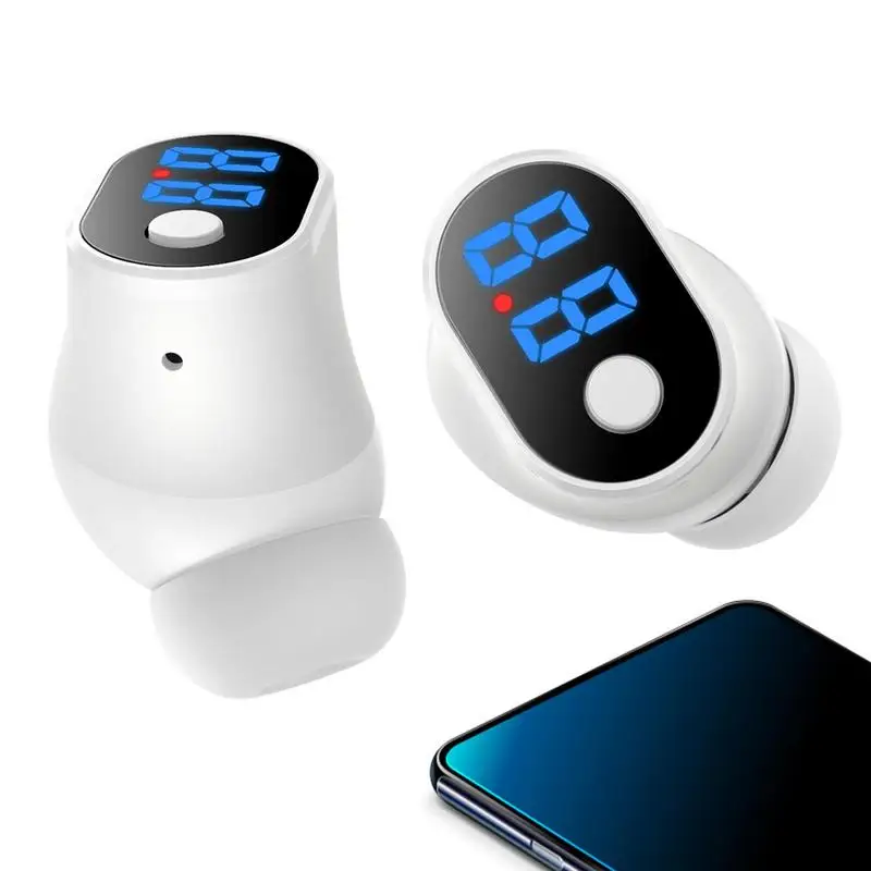 Mini Invisible Earbuds Wireless Single Ear Earbuds For Small Ears Women Digital Display In Ear Earphones Small Ear Canals
Mini Invisible Earbuds Wireless Single Ear Earbuds For Small Ears Women Digital Display In Ear Earphones Small Ear Canals
