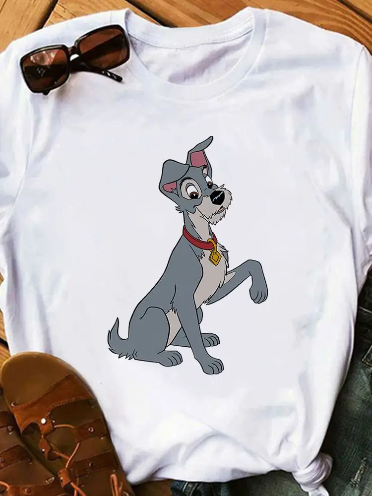 T-Shirt Women Summer Popular Lady And The Tramp Tshirt Dog Graphic White All-Match Comfy Trendy T Shirt The Tramp Funny Cute
T-Shirt Women Summer Popular Lady And The Tramp Tshirt Dog Graphic White All-Match Comfy Trendy T Shirt The Tramp Funny Cute