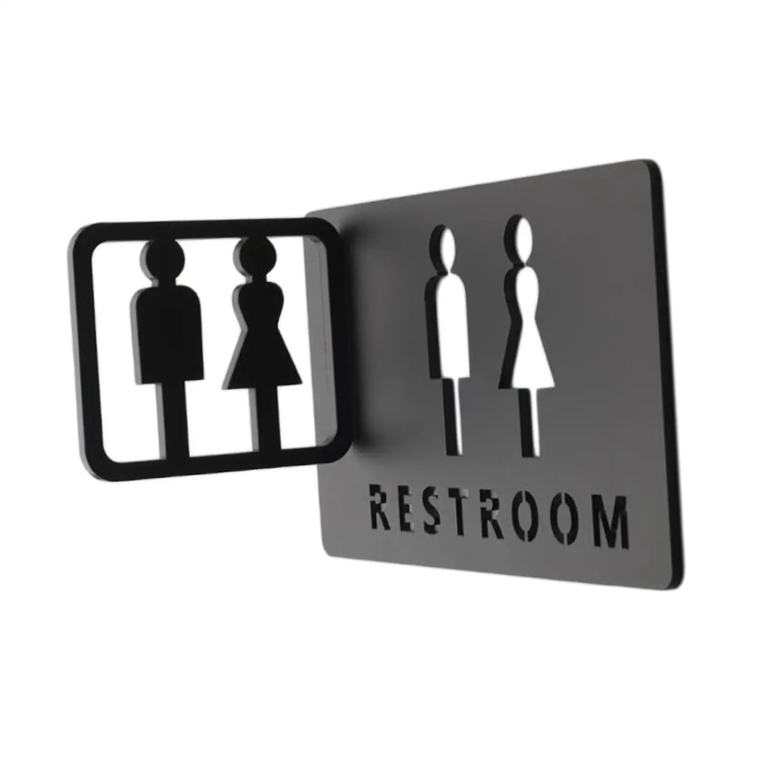 Restroom Sign Door Plates Pictogram for Women Men Signage Door Accessories 3D for Public Place Shop Business Parking Church
Restroom Sign Door Plates Pictogram for Women Men Signage Door Accessories 3D for Public Place Shop Business Parking Church