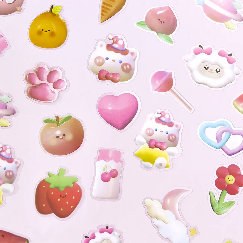 MOHAMM 40 PCS PET Stereoscopic Kawaii Cartoon Sticker for Scrapbooking DIY Art Craft Decoration Scrapbooking Planners Journal
MOHAMM 40 PCS PET Stereoscopic Kawaii Cartoon Sticker for Scrapbooking DIY Art Craft Decoration Scrapbooking Planners Journal