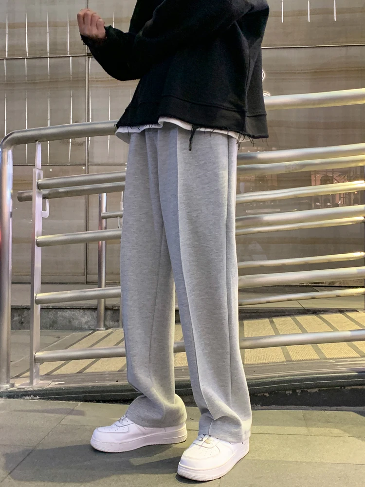 ZCSMLL Autumn and Winter Straight Tube Plush Thickened Casual Trousers Men's Solid Color Loose Trousers Ins Wide Leg Mop Pants
ZCSMLL Autumn and Winter Straight Tube Plush Thickened Casual Trousers Men's Solid Color Loose Trousers Ins Wide Leg Mop Pants