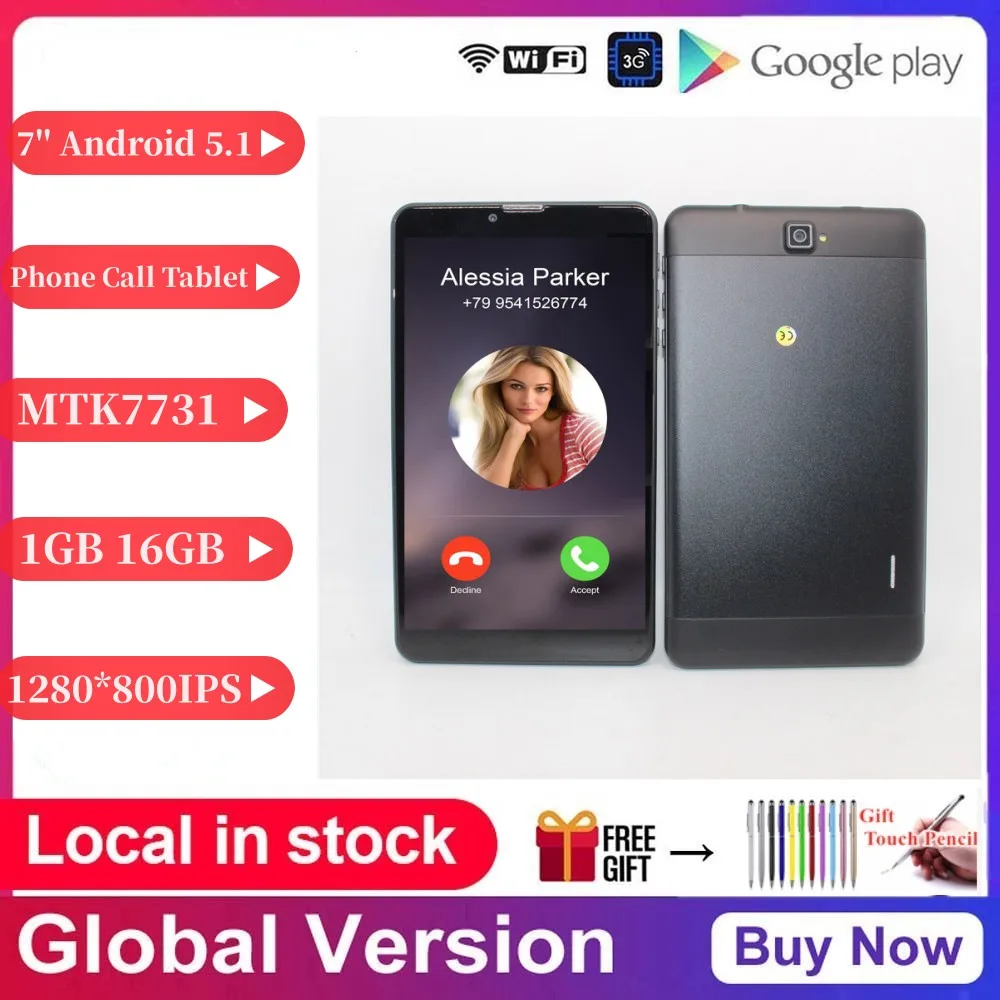 7-дюймовый планшет с четырёхъядерным процессором MTK7731, ОЗУ 1 ГБ, ПЗУ 16 ГБ, Android 5,1
7-дюймовый планшет с четырёхъядерным процессором MTK7731, ОЗУ 1 ГБ, ПЗУ 16 ГБ, Android 5,1