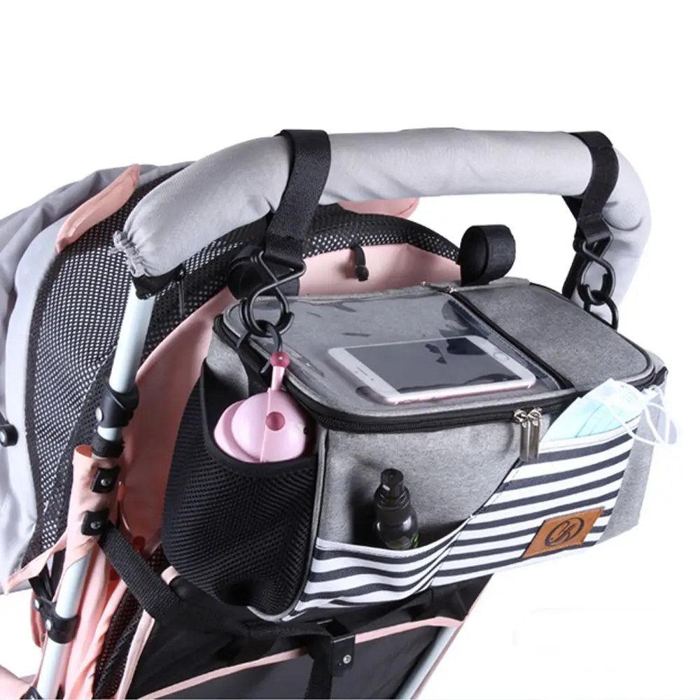 Multi-Pocket Universal Stripe Newborn Pram Cart Mummy Organizer Travel Bags Baby Stroller Bags Diaper Nappy Bag
Multi-Pocket Universal Stripe Newborn Pram Cart Mummy Organizer Travel Bags Baby Stroller Bags Diaper Nappy Bag