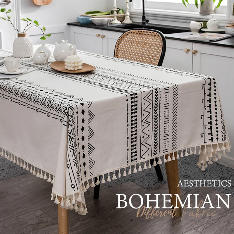 Cotton linen tablecloth waterproof, oil proof, and wash free printing rectangular tea table and dining table fabric art
Cotton linen tablecloth waterproof, oil proof, and wash free printing rectangular tea table and dining table fabric art