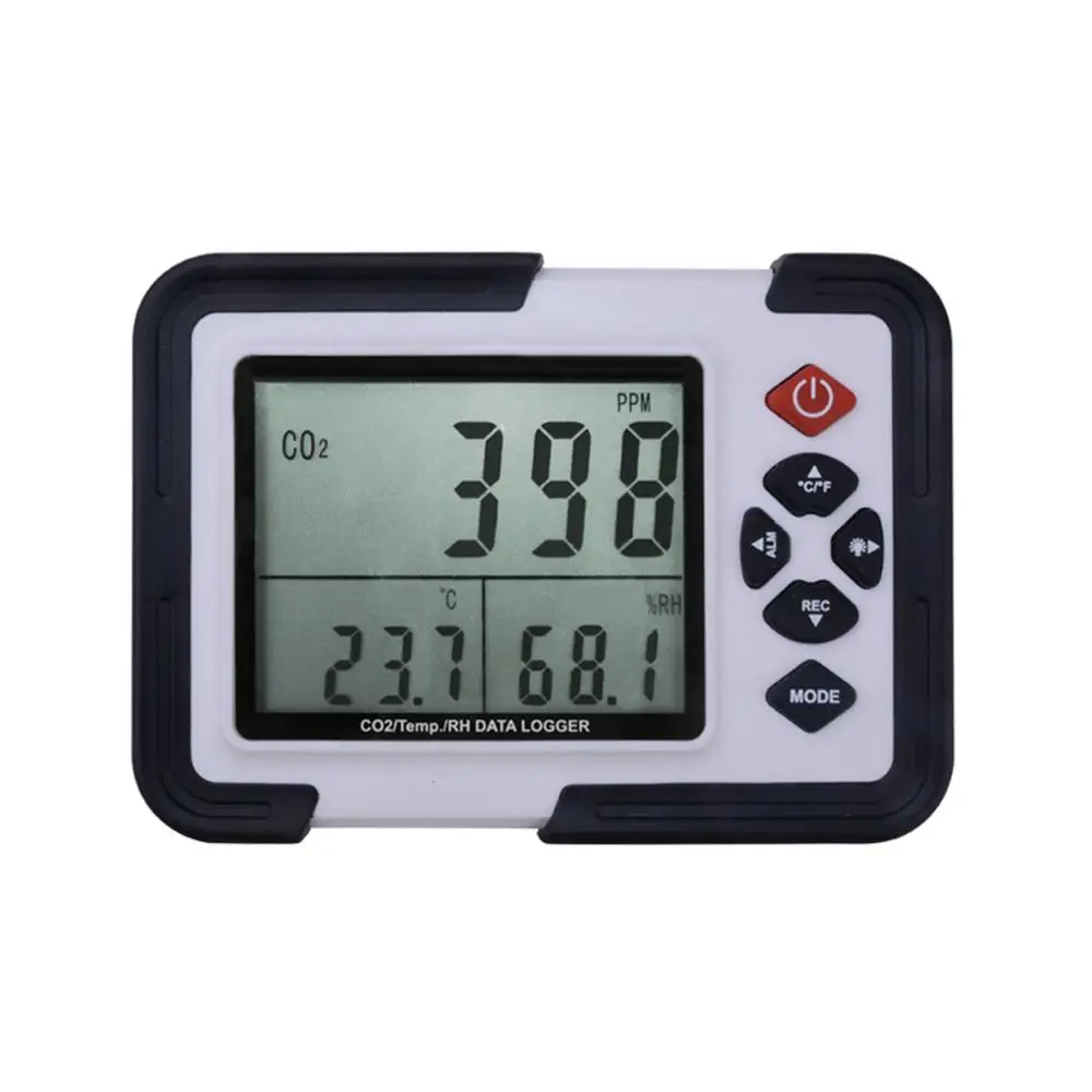 HT-2000 Digital Carbon Dioxide Detector CO2 Analyzer Air Quality Detector Temperature and Humidity meter
HT-2000 Digital Carbon Dioxide Detector CO2 Analyzer Air Quality Detector Temperature and Humidity meter