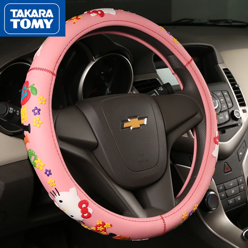 TAKARA TOMY Female Hello Kitty Four Seasons GM Steering Wheel Cover Summer Sweat Cute Cartoon Non-slip Handle Cover
TAKARA TOMY Female Hello Kitty Four Seasons GM Steering Wheel Cover Summer Sweat Cute Cartoon Non-slip Handle Cover