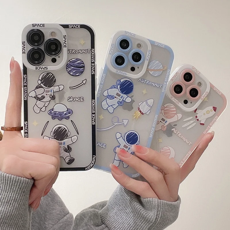 Мультяшный прозрачный мягкий чехол для iPhone 13, 12, 11 Pro Max, 11, X, XS, XR, 7, 8 Plus, астрануат, планета, ударопрочный защитный чехол из ТПУ для камеры
Мультяшный прозрачный мягкий чехол для iPhone 13, 12, 11 Pro Max, 11, X, XS, XR, 7, 8 Plus, астрануат, планета, ударопрочный защитный чехол из ТПУ для камеры