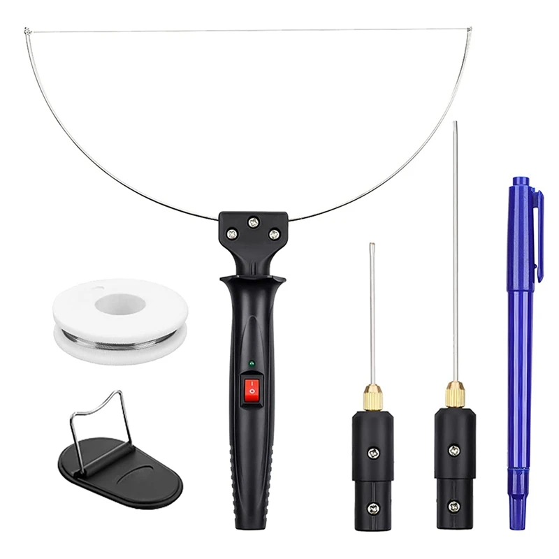 Hot Wire Foam Cutter,3-In-1 Electric Styrofoam Cutting Tools Kit,100-240V /24W Styrofoam For Carving, DIY Crafts UK Plug
Hot Wire Foam Cutter,3-In-1 Electric Styrofoam Cutting Tools Kit,100-240V /24W Styrofoam For Carving, DIY Crafts UK Plug