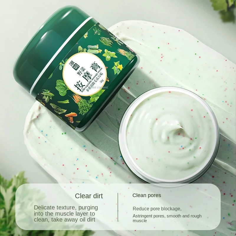 Bing Ju Wild Vegetables Massage Cream Gentle Cleansing Facial Skin Care Products for Improving Rough and Tender Skin
Bing Ju Wild Vegetables Massage Cream Gentle Cleansing Facial Skin Care Products for Improving Rough and Tender Skin