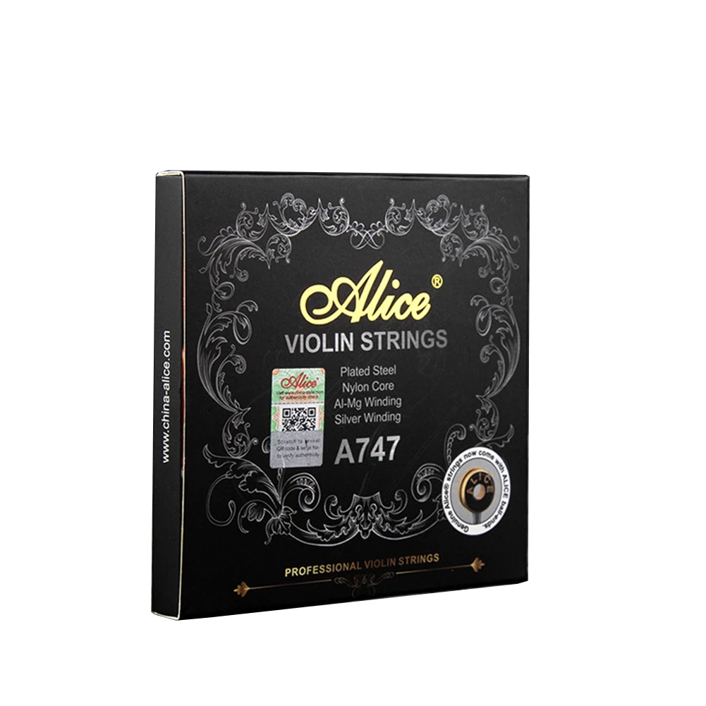 Strings Violin Replace Parts Replacement Set Silver Winding Steel Core Al-Mg Winding E A D G Melodious Nylon Core
Strings Violin Replace Parts Replacement Set Silver Winding Steel Core Al-Mg Winding E A D G Melodious Nylon Core