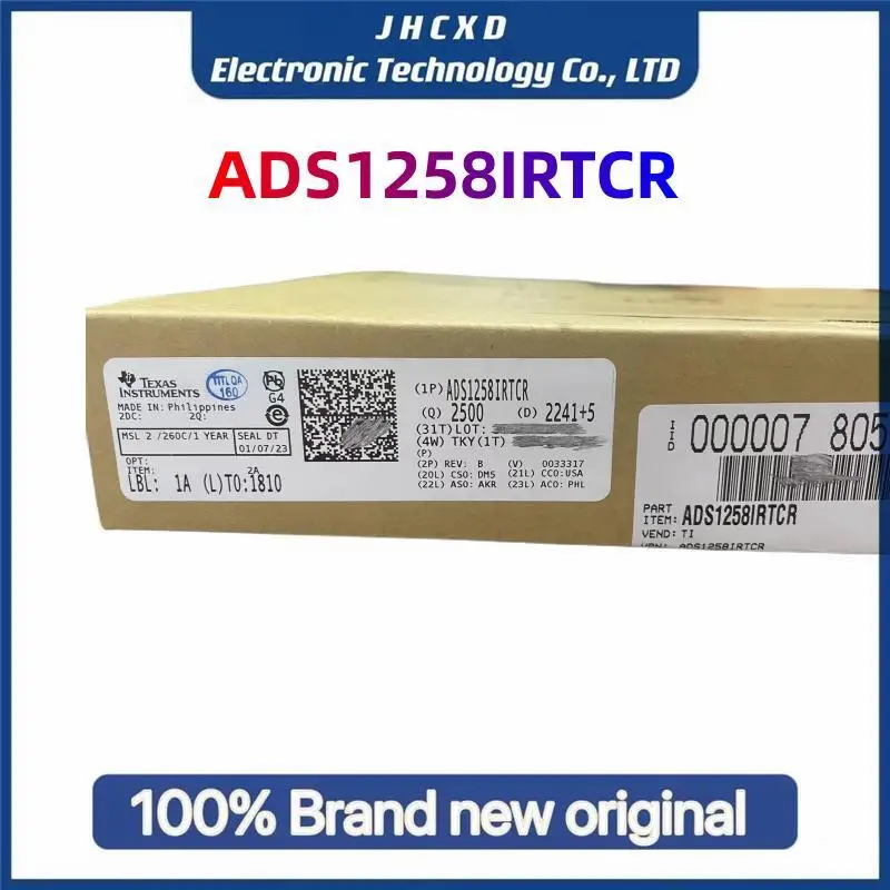 ADS1258IRTCR посылка: QFN-48 ADC чип преобразования ADS1258IRT ADS1258 100% оригинал и аутентичный
ADS1258IRTCR посылка: QFN-48 ADC чип преобразования ADS1258IRT ADS1258 100% оригинал и аутентичный