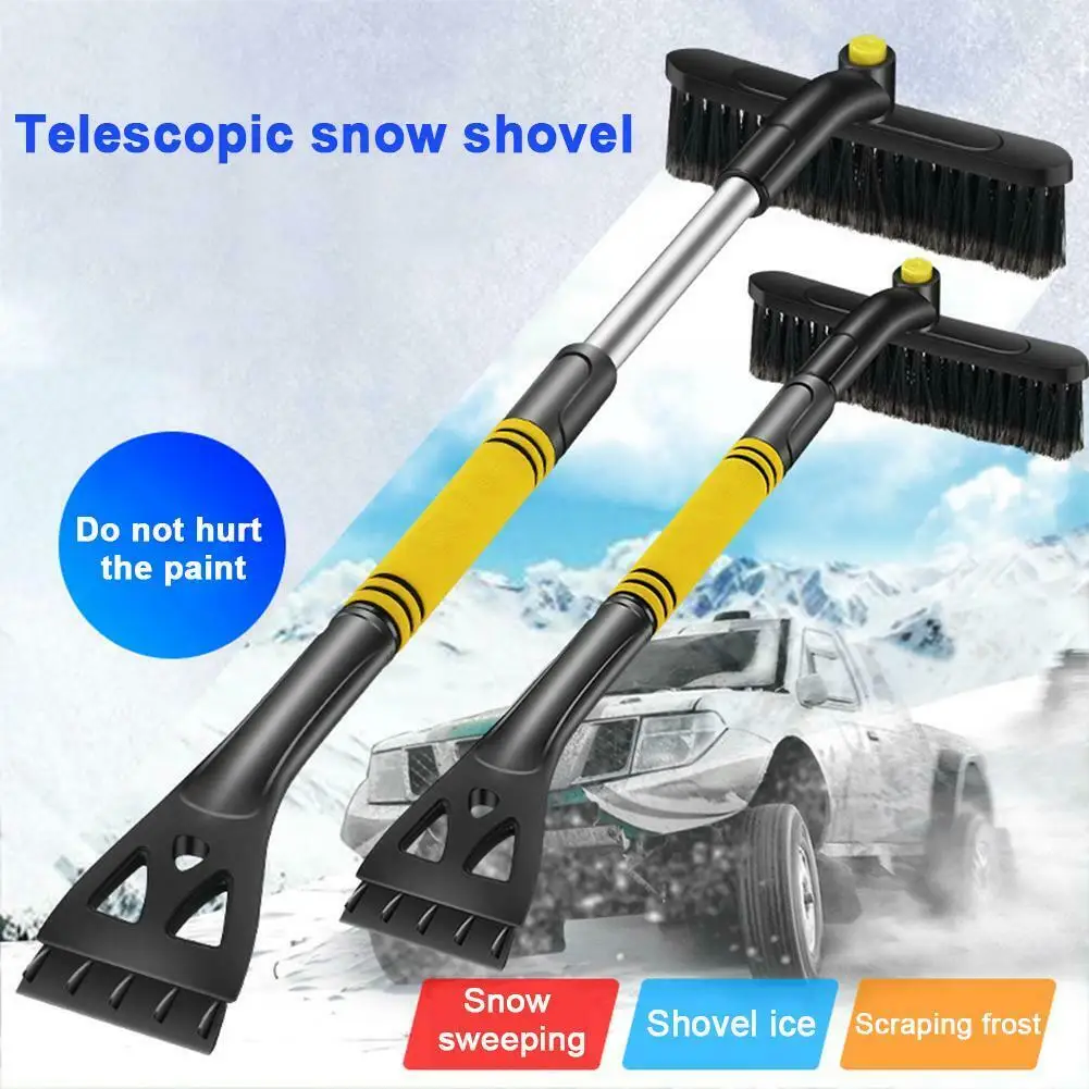 New Car Snow Removal Shovel Retractable Brush Scraping Glass Defrost Winter Deicing Tool Spade Shovel Snow Removal Hand Tools
New Car Snow Removal Shovel Retractable Brush Scraping Glass Defrost Winter Deicing Tool Spade Shovel Snow Removal Hand Tools