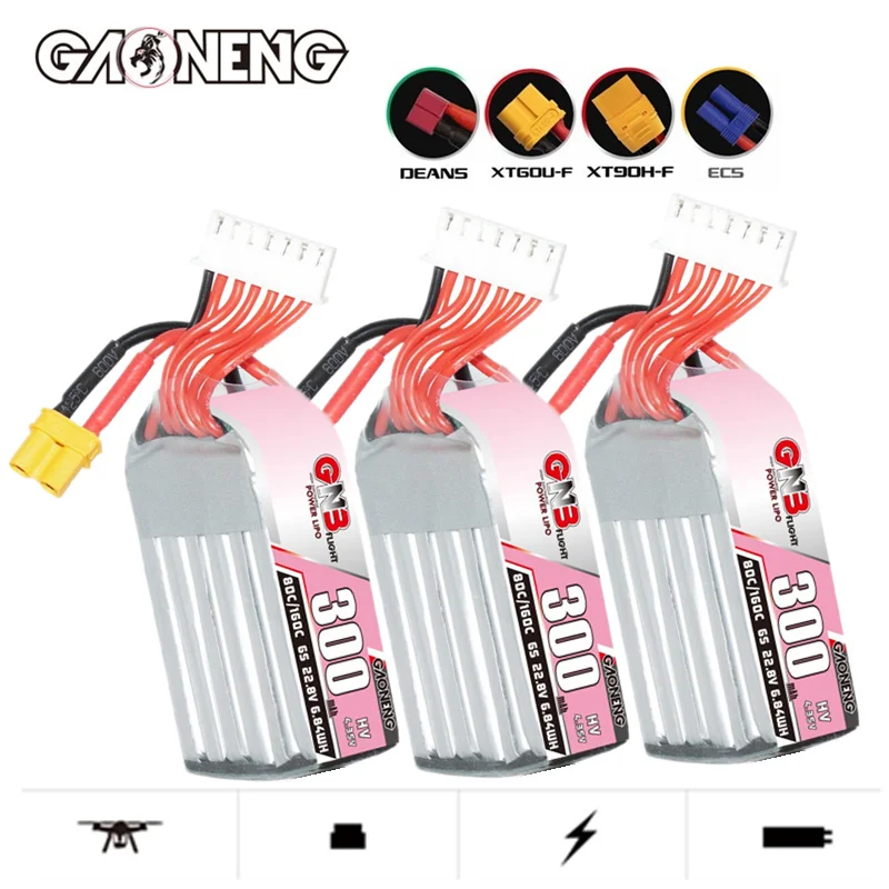 RC FPV Drone GNB 6S 22.8V 300mAh 80C LiPo Battery 3 inch Toothpick Drone Cine Whoop Cinelog Cinewhoop Parts 22.8V Battery 4PCS
RC FPV Drone GNB 6S 22.8V 300mAh 80C LiPo Battery 3 inch Toothpick Drone Cine Whoop Cinelog Cinewhoop Parts 22.8V Battery 4PCS