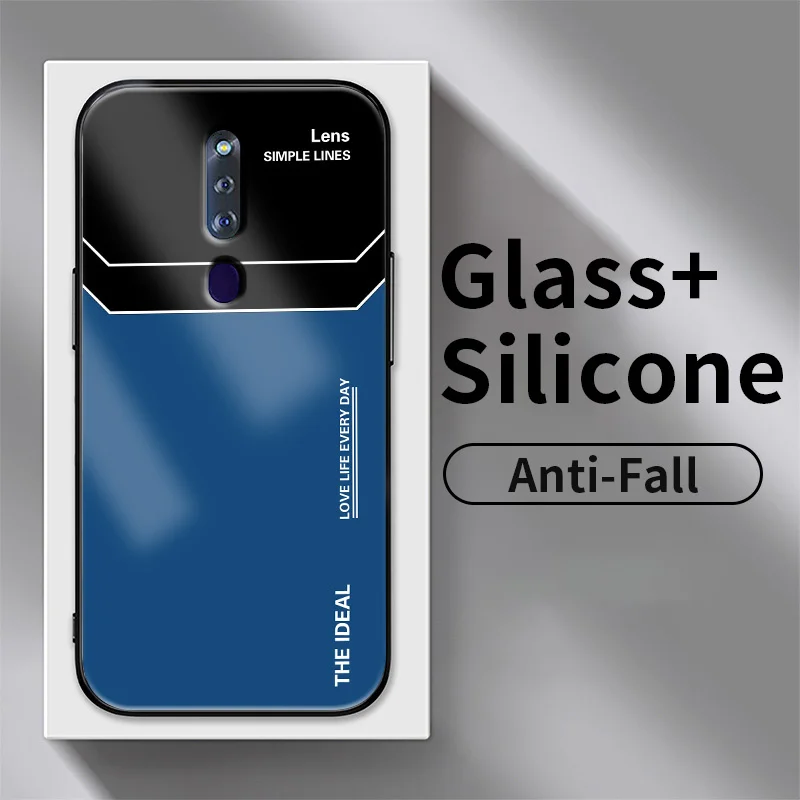 Glass Phone Case for OPPO F11 A9 2019 A9x A79 A75 A73 F11 Pro F9 F7 F5 Find X X2 X5 Pro Realme 2 Pro U1 Simplified Letters Cover
Glass Phone Case for OPPO F11 A9 2019 A9x A79 A75 A73 F11 Pro F9 F7 F5 Find X X2 X5 Pro Realme 2 Pro U1 Simplified Letters Cover