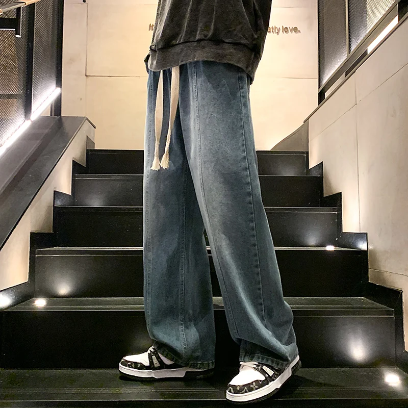 New Retro Fashion Casual Splicing Straight Leg Comfortable Trousers Hip Hop Trend Classic Male Couple Harajuku Jeans Pants 3XL
New Retro Fashion Casual Splicing Straight Leg Comfortable Trousers Hip Hop Trend Classic Male Couple Harajuku Jeans Pants 3XL