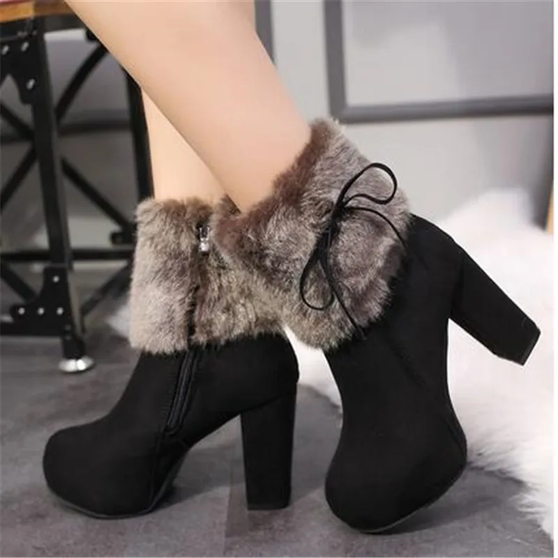 Winter Snow Boots New Flock Round Toe Buckle Boots for Women Sexy Butterfly-knot Fashion Boots Autumn Winter Shoes Casual Zip
Winter Snow Boots New Flock Round Toe Buckle Boots for Women Sexy Butterfly-knot Fashion Boots Autumn Winter Shoes Casual Zip
