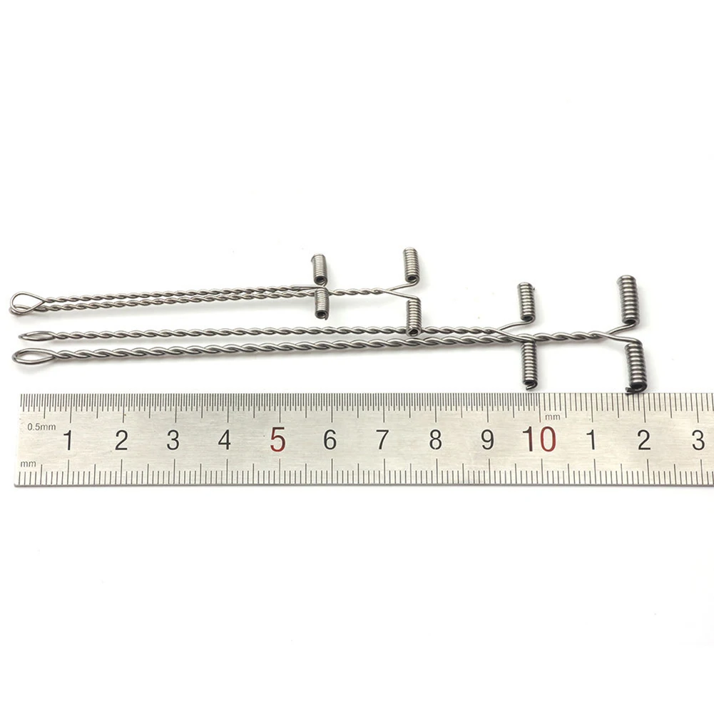 Wire Balance Arm Balance Hook Arms Twisted Fishing Wire Swivel Silver Stainless Steel T-shape 100pcs Per Pack Connector Durable
Wire Balance Arm Balance Hook Arms Twisted Fishing Wire Swivel Silver Stainless Steel T-shape 100pcs Per Pack Connector Durable