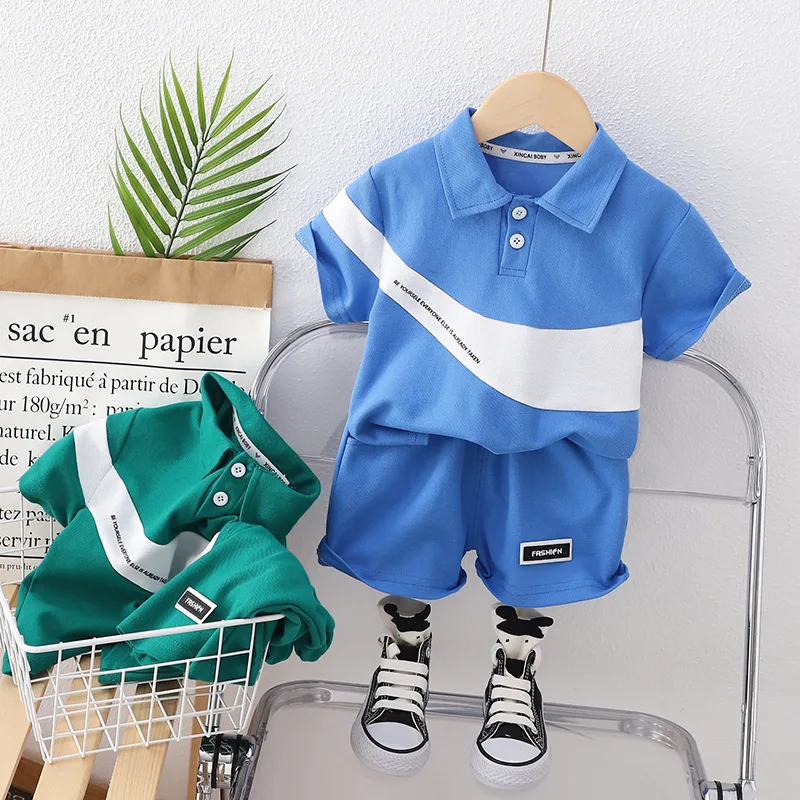 Boys Summer Clothes Sets 2023 Children Cotton Polo T-shirts Shorts 2pcs Tracksuits For Baby 1 To 5 Years Kids Sports Suit Outfit
Boys Summer Clothes Sets 2023 Children Cotton Polo T-shirts Shorts 2pcs Tracksuits For Baby 1 To 5 Years Kids Sports Suit Outfit
