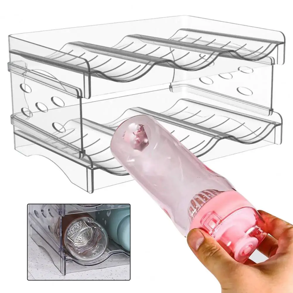 Transparent Thick Anti-crack Countertop Freezer Bottle Storage Rack Smooth Edge Bottle Storage Shelf Kitchen Supply
Transparent Thick Anti-crack Countertop Freezer Bottle Storage Rack Smooth Edge Bottle Storage Shelf Kitchen Supply