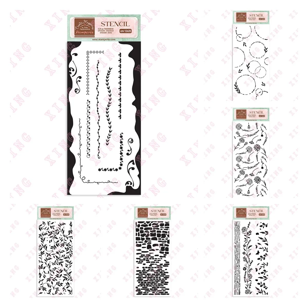 New Flowers Borders Garlands Nature Bricks Leaf Pattern Diy Layering Stencils Scrapbook Coloring Embossing Decorative Craft Mold
New Flowers Borders Garlands Nature Bricks Leaf Pattern Diy Layering Stencils Scrapbook Coloring Embossing Decorative Craft Mold