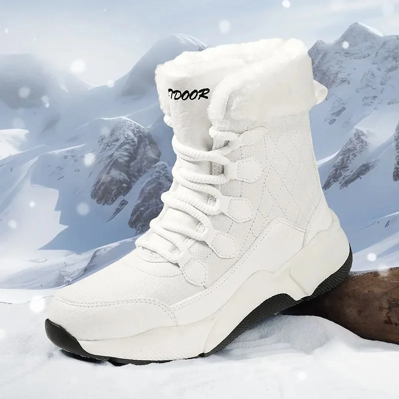 Women Winter Boots Ladies Snow Boots Lace Up Ankle Boots Female Non Slip Plush Fur Shoes Keep Warm Ankle Botas Plus Size 36-42
Women Winter Boots Ladies Snow Boots Lace Up Ankle Boots Female Non Slip Plush Fur Shoes Keep Warm Ankle Botas Plus Size 36-42