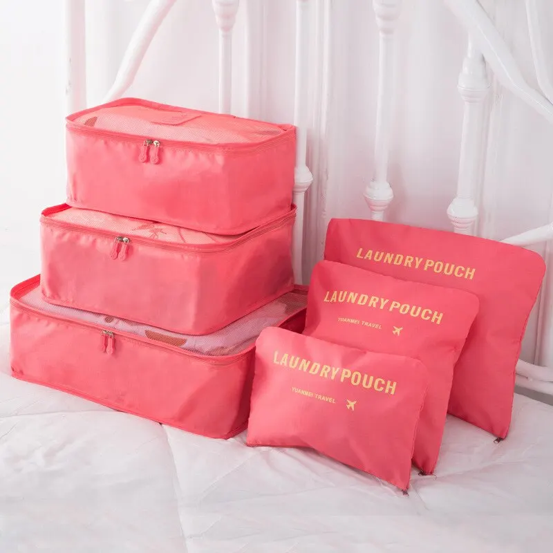 6 Piece Travel Storage Bag Large Capacity Waterproof Luggage Clothing Underwear Storage Bag
6 Piece Travel Storage Bag Large Capacity Waterproof Luggage Clothing Underwear Storage Bag