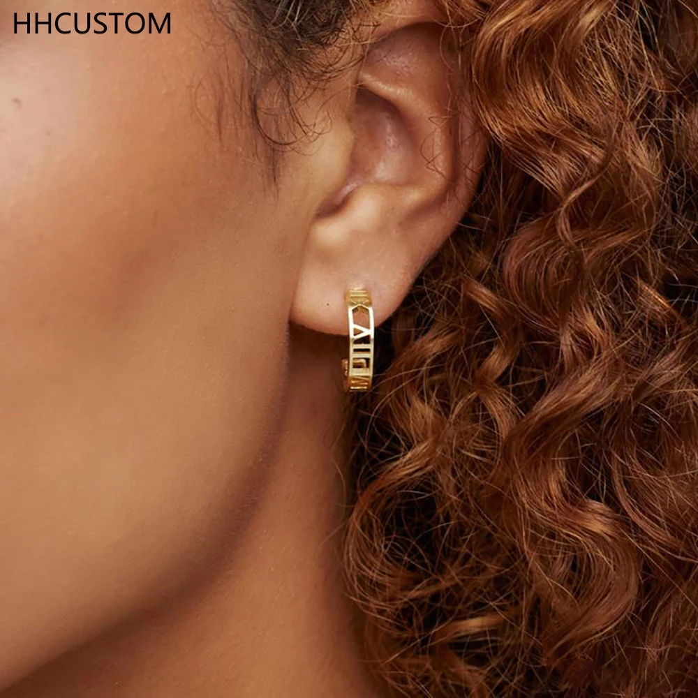 Индивидуальные полые серьги HHCUSTOM с именем, индивидуальные серьги из нержавеющей стали, полукруглой формы, серьги-гвоздики для женщин, ювели...
Индивидуальные полые серьги HHCUSTOM с именем, индивидуальные серьги из нержавеющей стали, полукруглой формы, серьги-гвоздики для женщин, ювели...