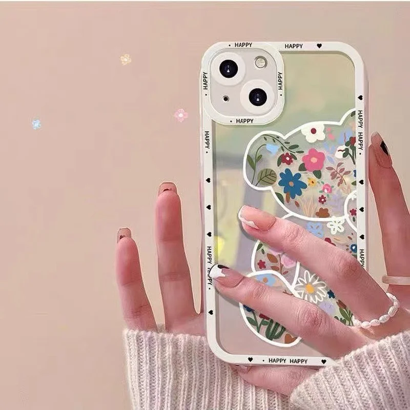 Luxury Aurora Gradient Bear Flower Case for iPhone 13 12 Mini 11 Pro Max X Xr Xs Max 8 7 6 6s Plus SE 2 Laser Transparent Cover
Luxury Aurora Gradient Bear Flower Case for iPhone 13 12 Mini 11 Pro Max X Xr Xs Max 8 7 6 6s Plus SE 2 Laser Transparent Cover