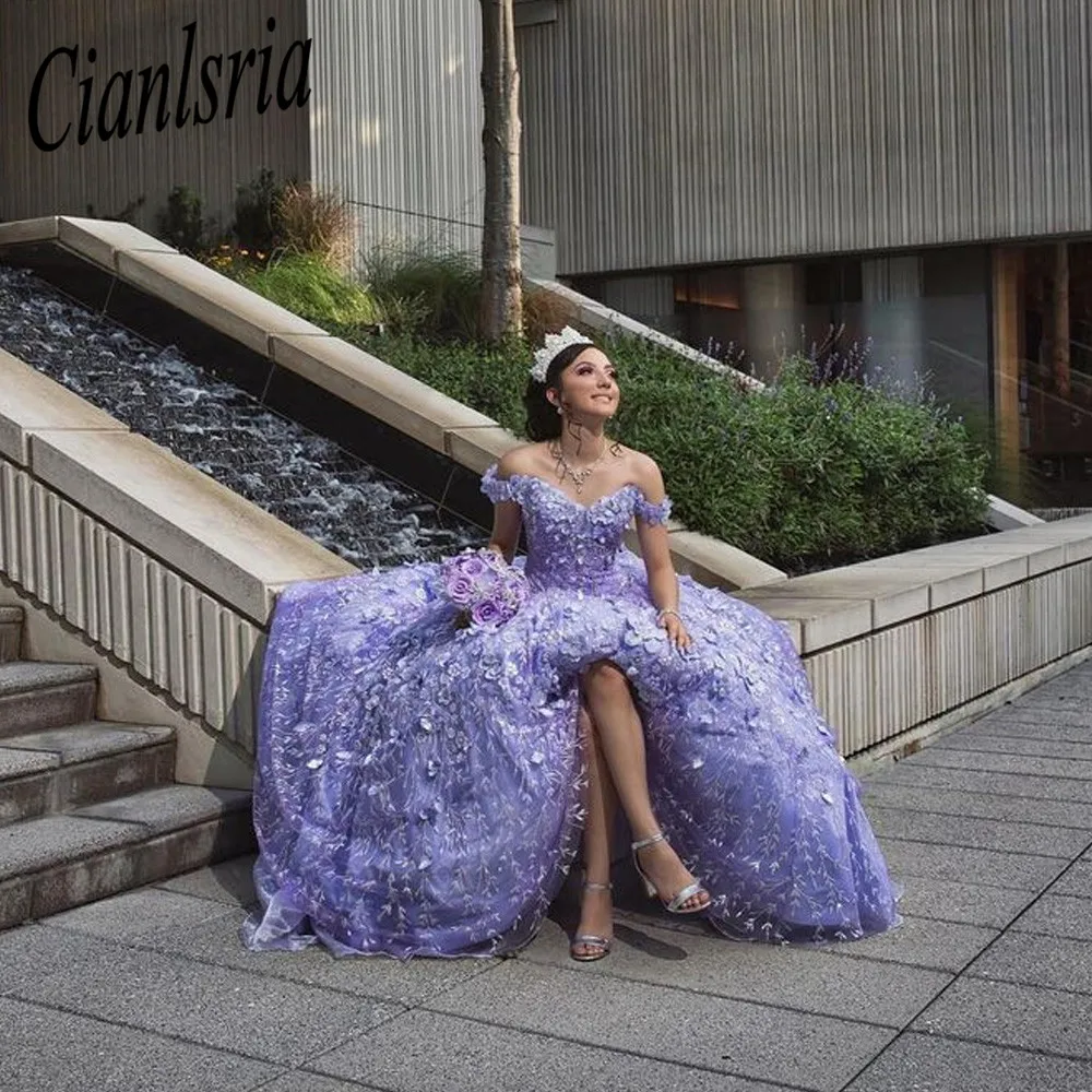 Очаровательные фиолетовые платья Quinceanera милое бальное платье 3D цветочное милое 16 Vestidos De Fiesta
Очаровательные фиолетовые платья Quinceanera милое бальное платье 3D цветочное милое 16 Vestidos De Fiesta