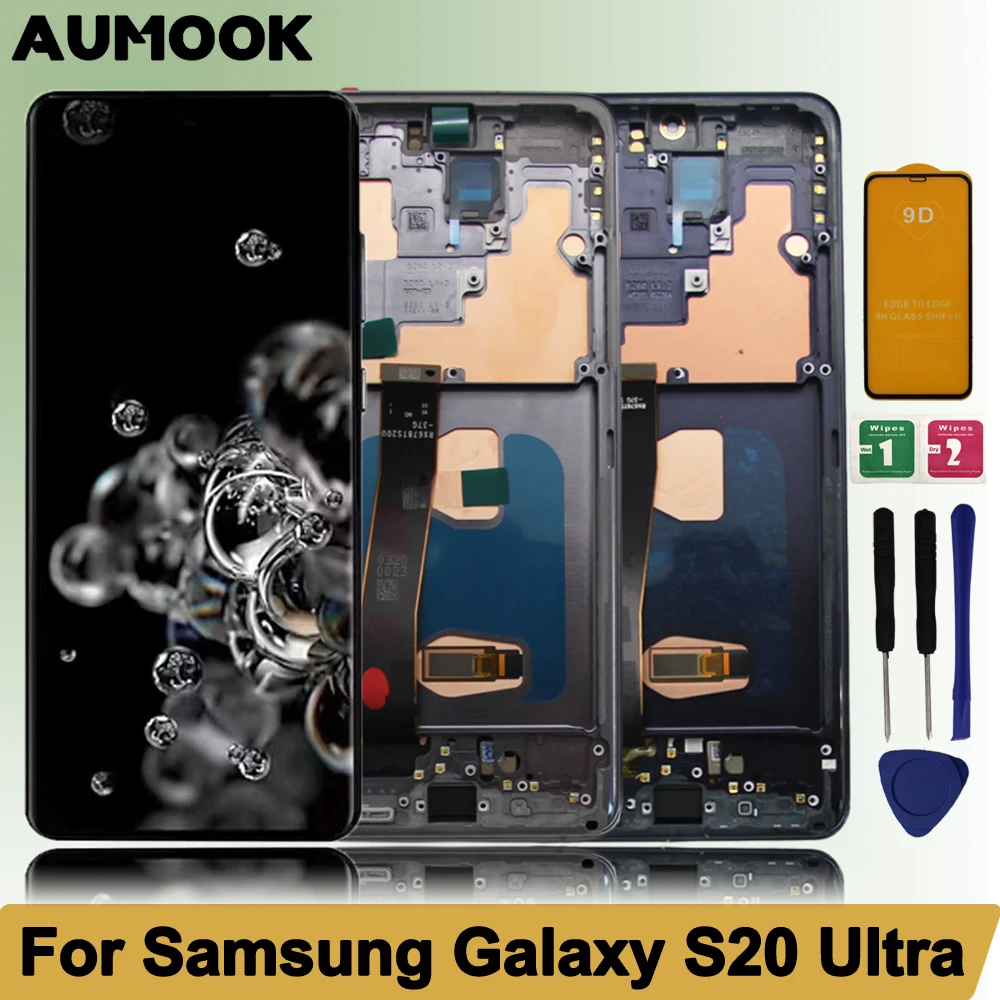 ЖК-дисплей для Samsung Galaxy S20 Ultra G988F G988B/DS, сенсорный экран с дигитайзером и рамкой для Samsung S20 Ultra, сменный
ЖК-дисплей для Samsung Galaxy S20 Ultra G988F G988B/DS, сенсорный экран с дигитайзером и рамкой для Samsung S20 Ultra, сменный