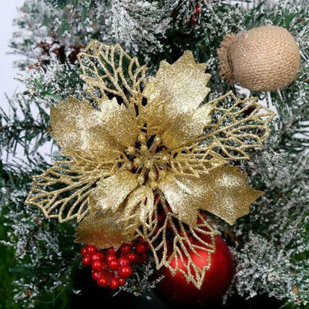 Decoration Christmas Flowers Tree Hanging Xmas Party Party 1/5pcs Artificial Christmas Glitter Flower Glitter PE
Decoration Christmas Flowers Tree Hanging Xmas Party Party 1/5pcs Artificial Christmas Glitter Flower Glitter PE