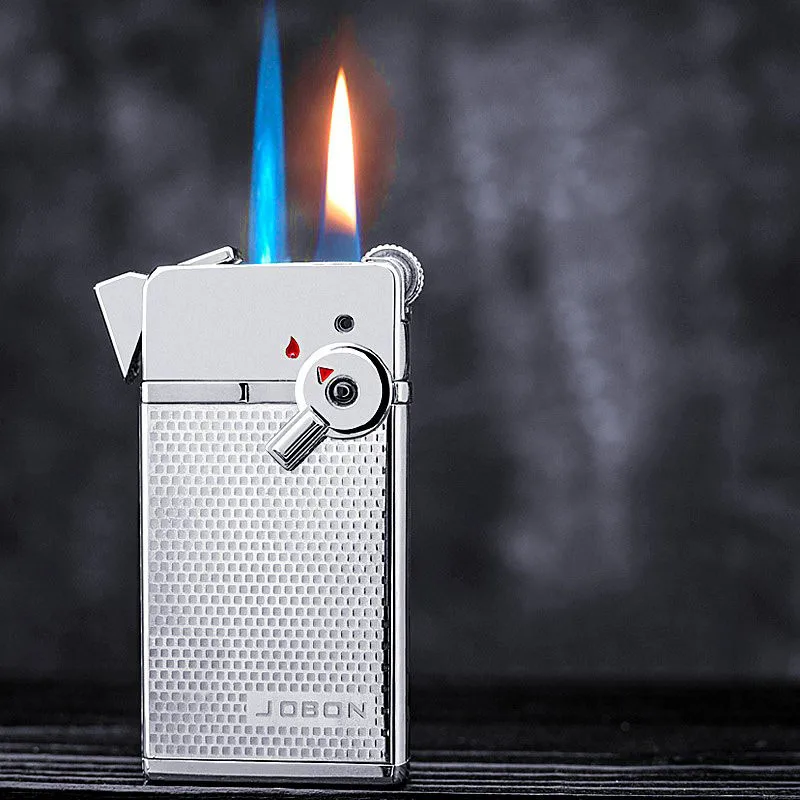 Metal Jet Butane Lighter Windproof Blue Flame + Ordinary Flame Gas Inflatable Grinding Wheel Flint Lighter Smoking Accessories
Metal Jet Butane Lighter Windproof Blue Flame + Ordinary Flame Gas Inflatable Grinding Wheel Flint Lighter Smoking Accessories