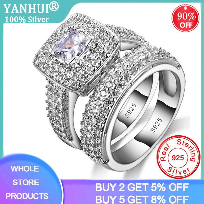 With Certificate Luxury Tibetan Silver S925 Wedding Bands Ring Set Inlay 5A Cubic Zirconia Couple Pair Rings Jewelry For Women
With Certificate Luxury Tibetan Silver S925 Wedding Bands Ring Set Inlay 5A Cubic Zirconia Couple Pair Rings Jewelry For Women