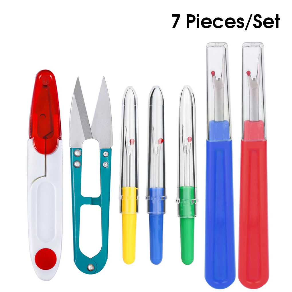 7PCS Sewing Remover Craft Seam Ripper Manual Quilting Knitting Thread Tools Portable Scissors Accessories
7PCS Sewing Remover Craft Seam Ripper Manual Quilting Knitting Thread Tools Portable Scissors Accessories
