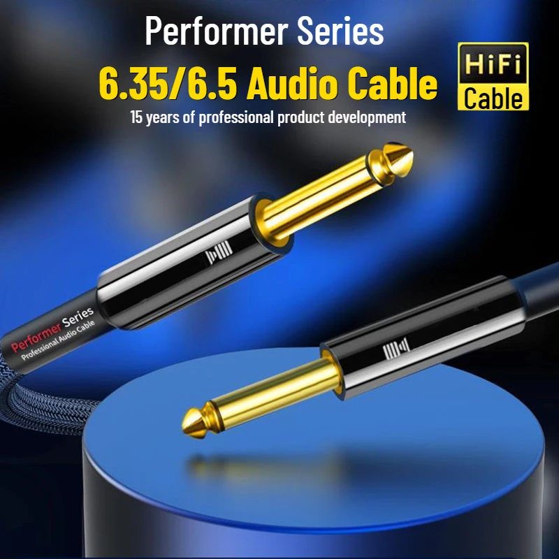 HIFI Professional Guitar Cable 6.35 Male To Male Noise Reduction Performance Electric Box Sound Mixer Mubass 6.5mm Audio Cable
HIFI Professional Guitar Cable 6.35 Male To Male Noise Reduction Performance Electric Box Sound Mixer Mubass 6.5mm Audio Cable