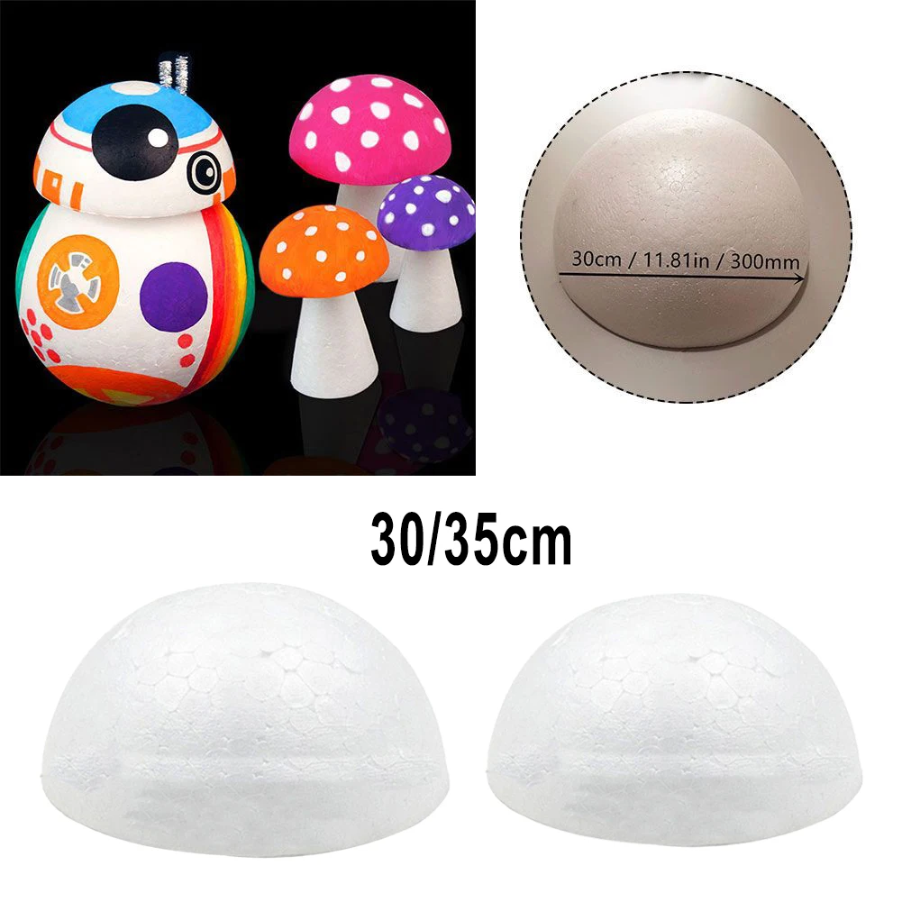 1pcs White Modelling Half Polystyrene Styrofoam Foam Ball Spheres For New DIY Crafts Supplies Half Foam Balls 30/35cm
1pcs White Modelling Half Polystyrene Styrofoam Foam Ball Spheres For New DIY Crafts Supplies Half Foam Balls 30/35cm