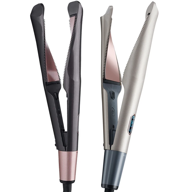 Floating Plates Design Lower Temp 2-in-1 Hair Styler Flat Iron Hair Straightener And Curler For All Styles
Floating Plates Design Lower Temp 2-in-1 Hair Styler Flat Iron Hair Straightener And Curler For All Styles