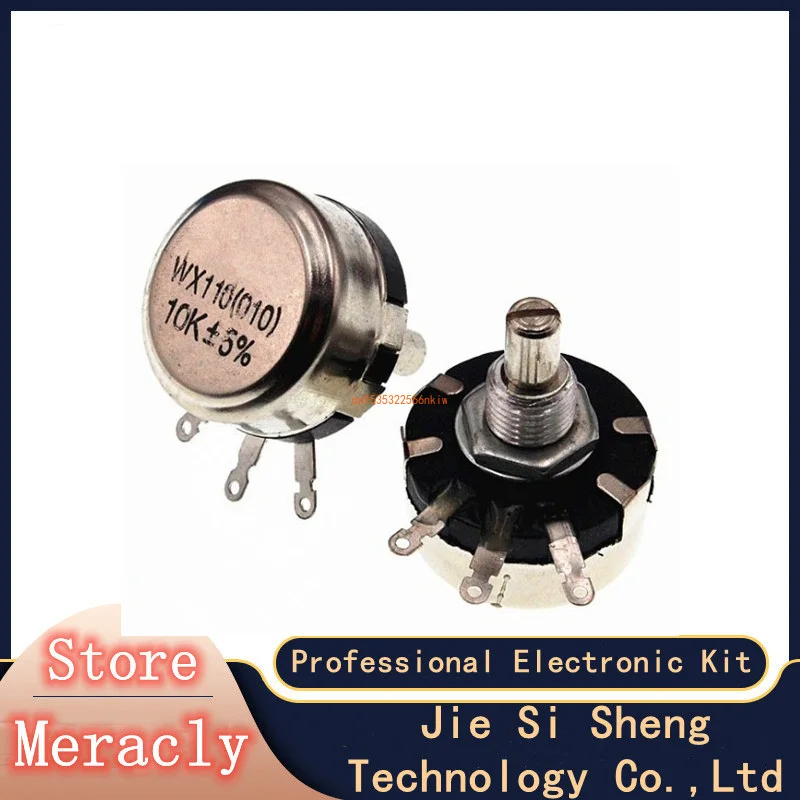 2 шт. WX110 WX010 10 Ом-22K Ом 10R-22K 3 клеммы для спайки 6 мм круглый металлический вал одноповоротный проволочный ранечный потенциометр
2 шт. WX110 WX010 10 Ом-22K Ом 10R-22K 3 клеммы для спайки 6 мм круглый металлический вал одноповоротный проволочный ранечный потенциометр