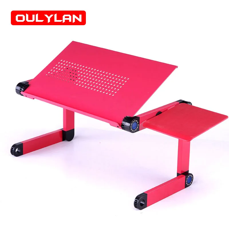 Portable Computer Stand Table Aluminum Alloy Cooling Bracket Laptop Fold Pad Cooling hole + Mouse pad Adjustment Liftable
Portable Computer Stand Table Aluminum Alloy Cooling Bracket Laptop Fold Pad Cooling hole + Mouse pad Adjustment Liftable