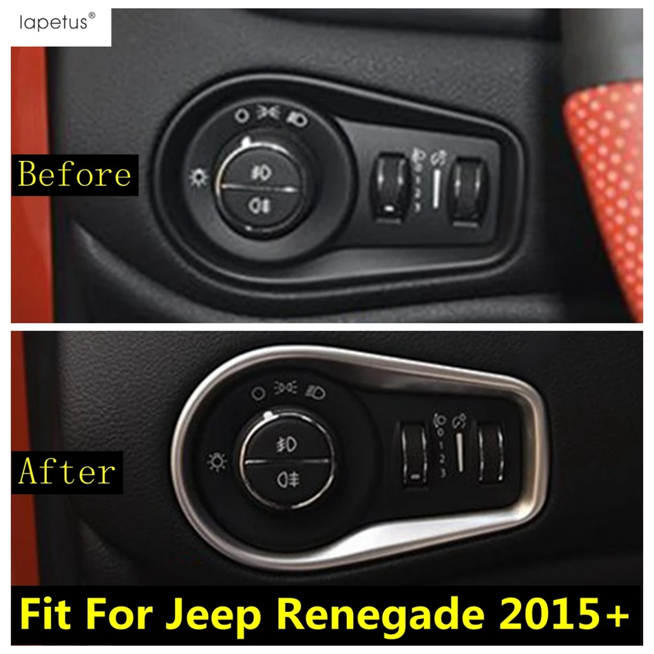 Head Light Lamp HeadLight Headlamp Switch Button Panel Cover Trim For Jeep Renegade 2015 - 2022 ABS Matte Accessories Interior
Head Light Lamp HeadLight Headlamp Switch Button Panel Cover Trim For Jeep Renegade 2015 - 2022 ABS Matte Accessories Interior