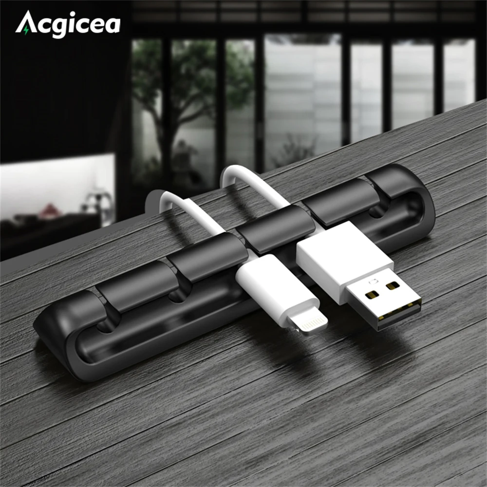 Cable Organizer USB Cable Holder Silicone Winder Desktop Wire Tidy Management Clips For Mouse Headphone Keyboard Wire Organizer
Cable Organizer USB Cable Holder Silicone Winder Desktop Wire Tidy Management Clips For Mouse Headphone Keyboard Wire Organizer