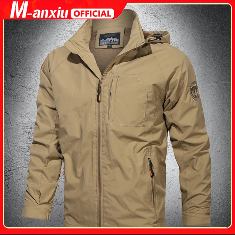 Men Outdoor Windproof 5XL Outwear Jacket Windbreaker Coat Hiking Rain Camping Fishing Tactical Male Clothing Breathable Jackets
Men Outdoor Windproof 5XL Outwear Jacket Windbreaker Coat Hiking Rain Camping Fishing Tactical Male Clothing Breathable Jackets