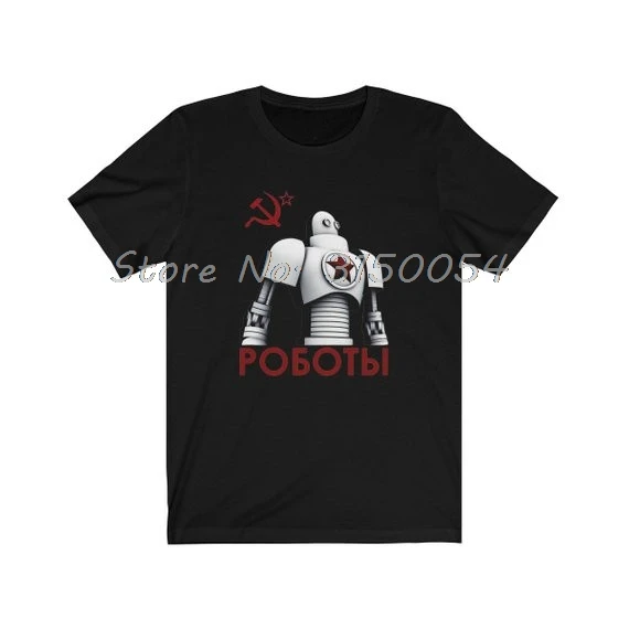 Футболка Roboty, футболка из Джерси унисекс с принтом «Русские советские роботы», новая хлопковая футболка с короткими рукавами, футболки Harajuku
Футболка Roboty, футболка из Джерси унисекс с принтом «Русские советские роботы», новая хлопковая футболка с короткими рукавами, футболки Harajuku